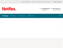 Tablet Screenshot of netflex.nl