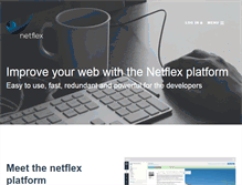 Tablet Screenshot of netflex.no